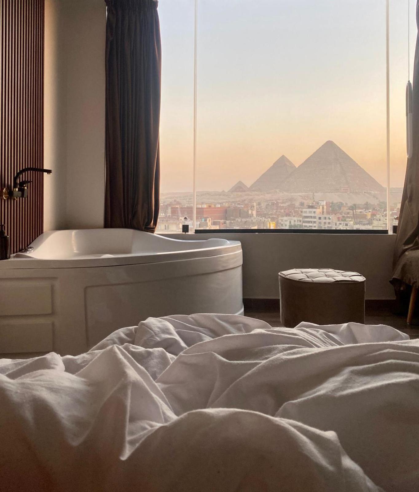 Хостел Rotana Pyramids View Nazlet el-Sisi Экстерьер фото